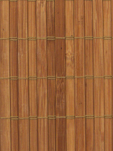 Neošetrený bambusový obklad. V pletení je medzera približne 0,5mm, bez zakrytia zadnej strany prevetráva.